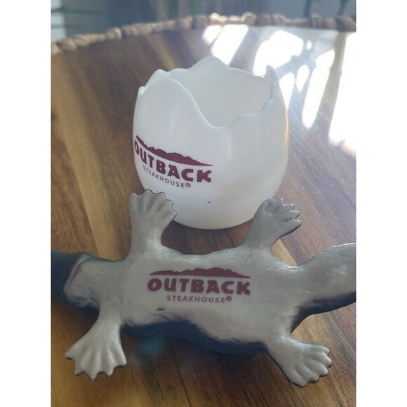 Outback Steakhouse Limited Edition Platypus with Egg Drink Floater Shot - Picture 4 of 5